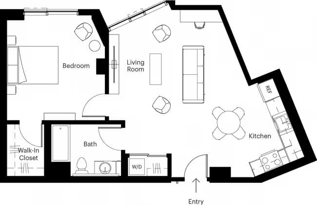 One Bedroom 06 0328 floor plan