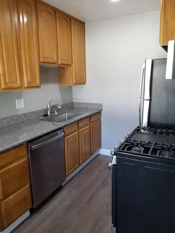2 Beds, 1 Bath Model floor plan