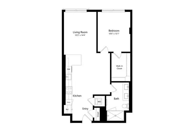1J1 835 floor plan