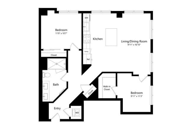 2D1 144 floor plan