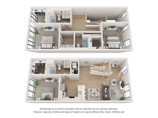 Unit 1231 4228 floor plan