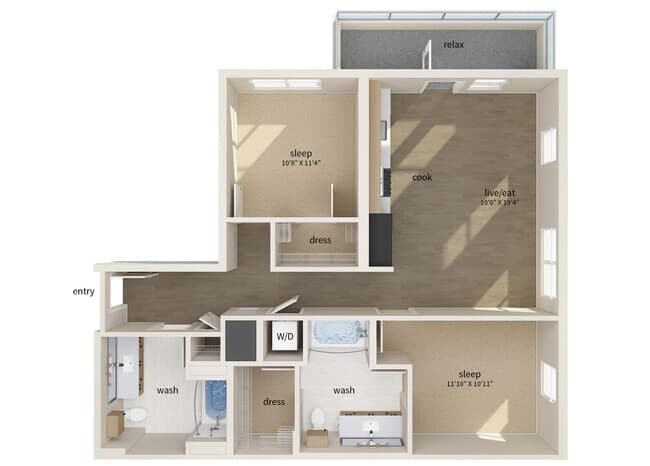 B1_Phase II 200-502 floor plan