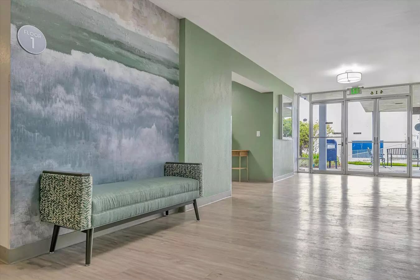 1 Bed, 1 Bath Model floor plan
