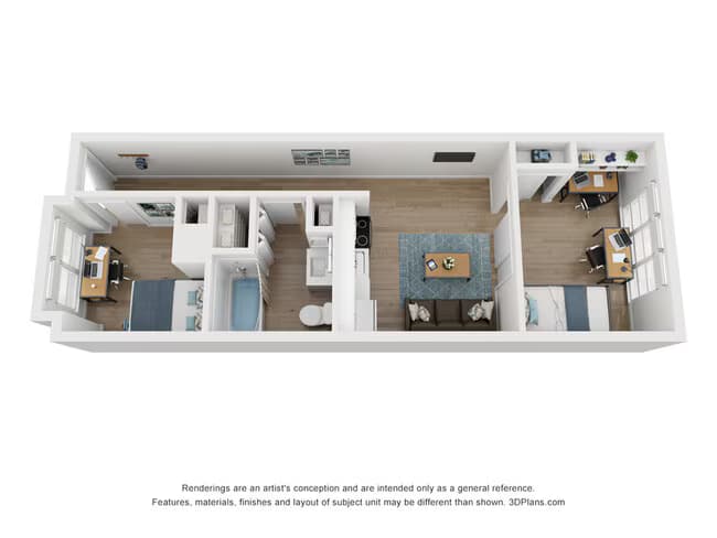 Sterling Oxford B3 Standard Renovated floor plan