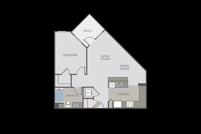 1 Bed • 1 Bath
3D Tour 568 floor plan