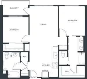 B3 1103 floor plan