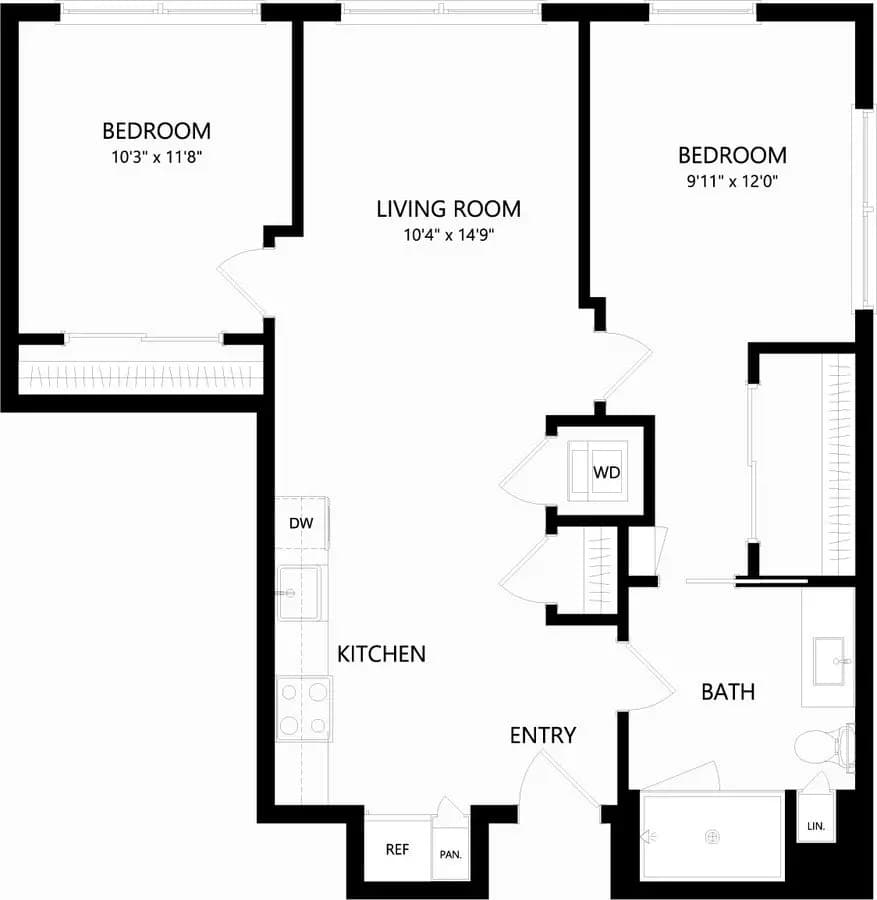 B9 1-502 floor plan