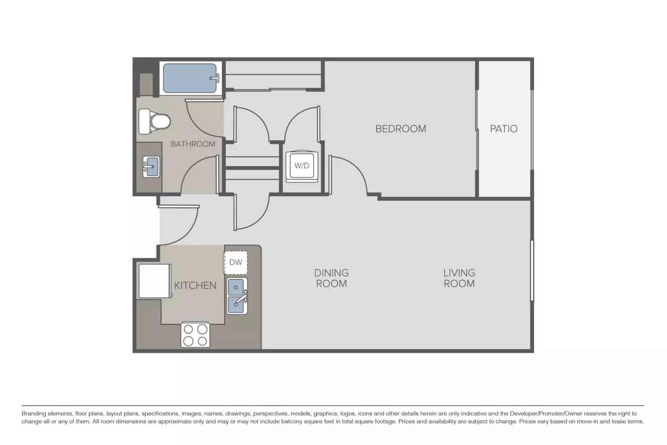 Plan 1A 450 floor plan