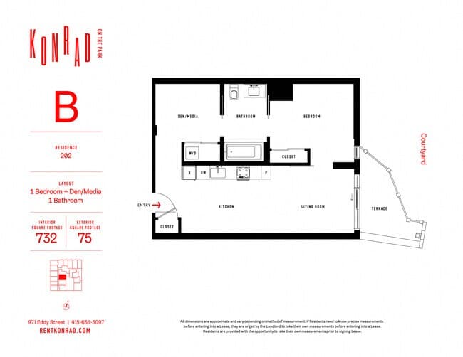 1Dx1-B 202 floor plan