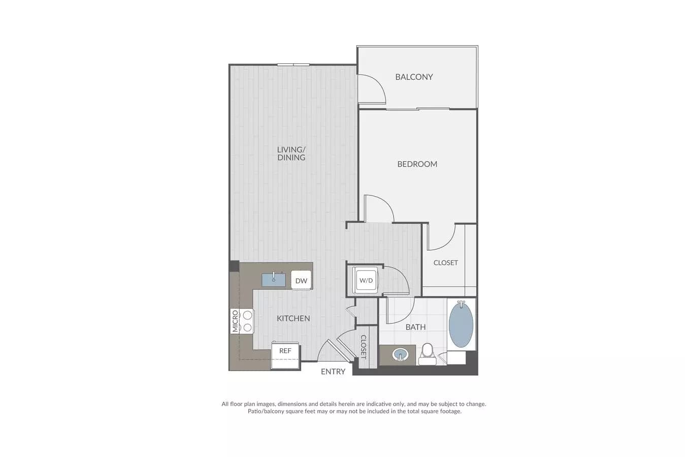 1 Bed • 1 Bath
3D Tour 0236 floor plan