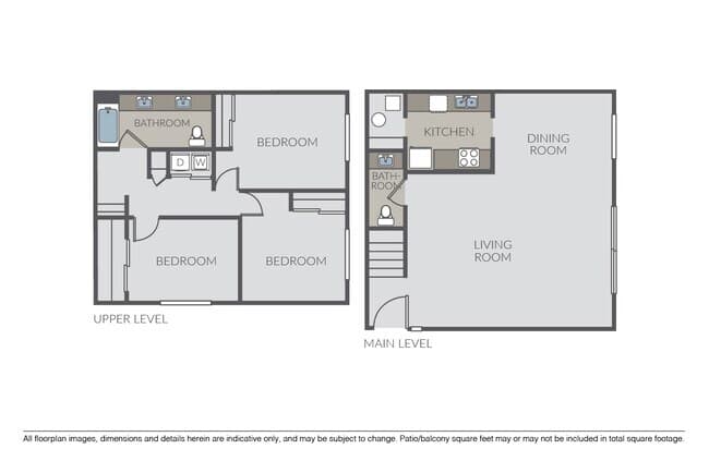 Portola Townhome 01668C floor plan