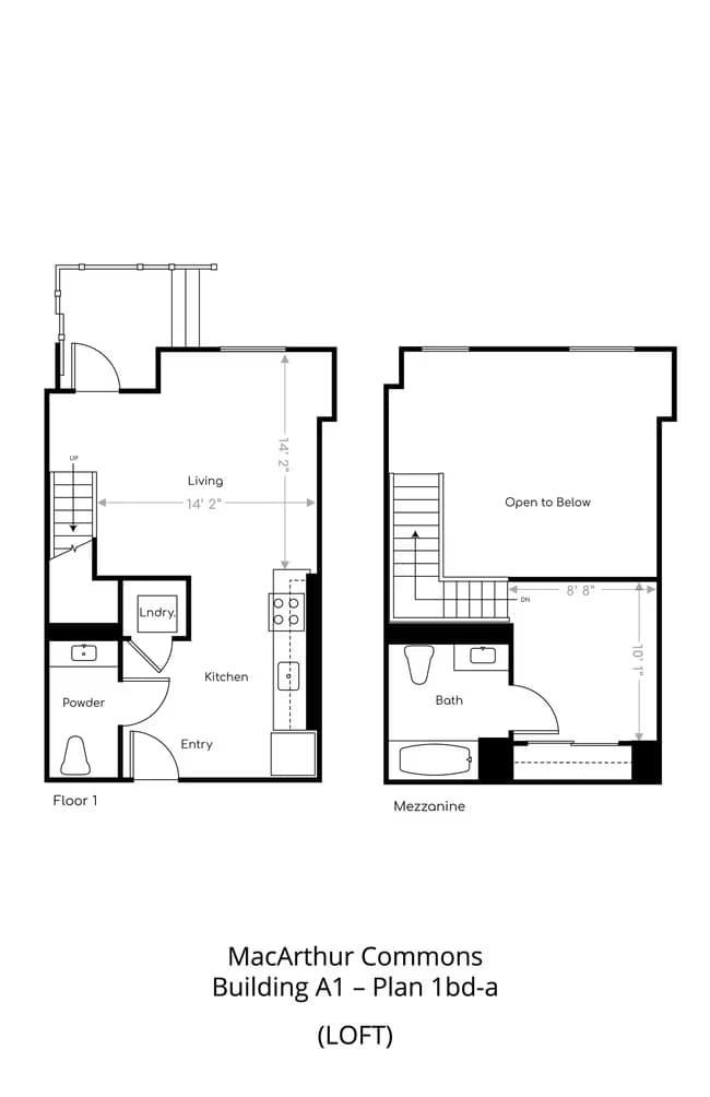 Loft C-122 floor plan