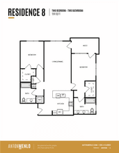 Residence 8 307B floor plan