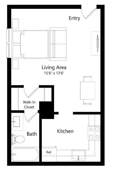 S1-W WCC012 floor plan