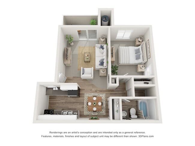 1 Bed • 1 Bath 207 floor plan