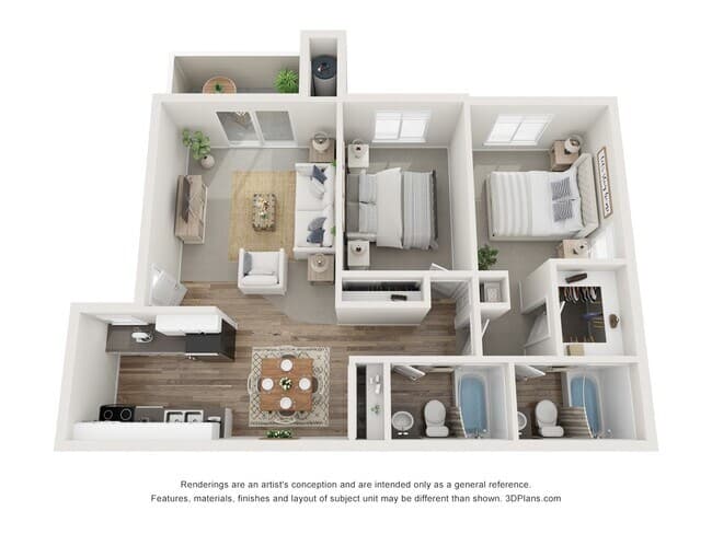 Residence 2 208 floor plan