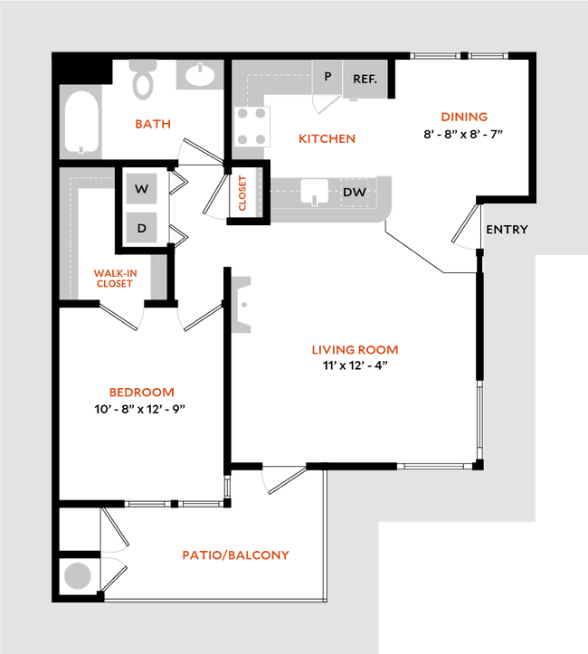 Plan 1A 217 floor plan