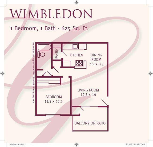 Wimbledon I-275 floor plan