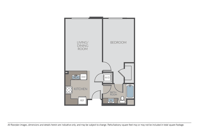 1 Bed • 1 Bath
3D Tour 627 floor plan