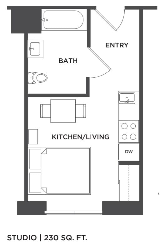 Studio C 255 floor plan
