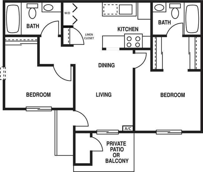 The Redwood 2 800-811 floor plan