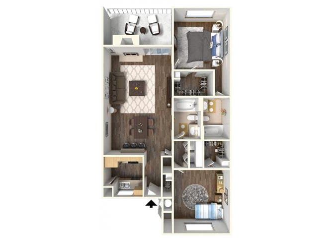 Unit - 34-1156 floor plan