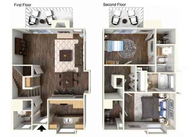 WIllow - Townhome 43-3007 floor plan