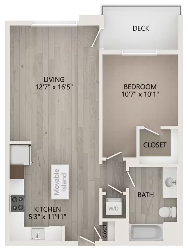 Dali A2 - Below Market Rate 526 floor plan