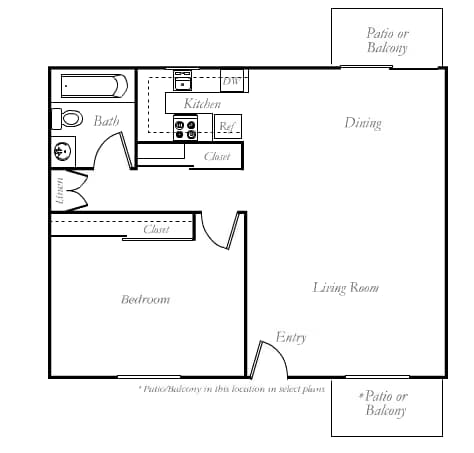 Plan A1 6 floor plan