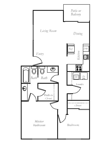 Plan B2 41 floor plan