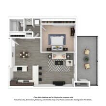 1X1 B 214 floor plan