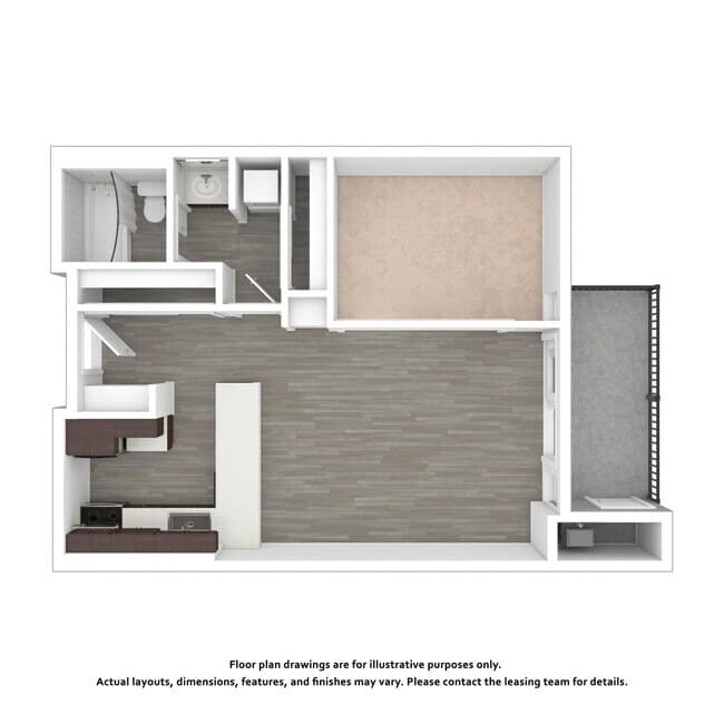 Jr. 1x1 354 floor plan