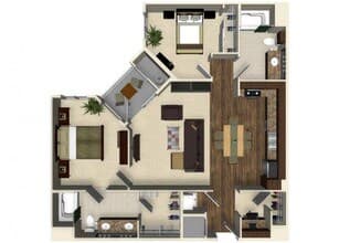 B3B 3431 floor plan