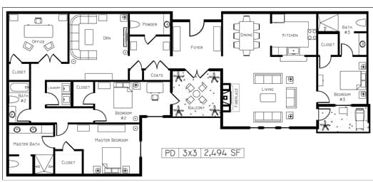 C1 floor plan