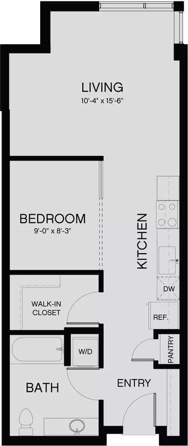 Plan OA 103 floor plan
