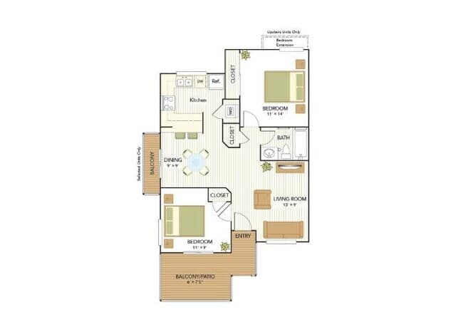 Unit 1542 1542 floor plan