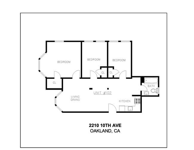 3 Bedroom 301 floor plan