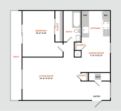 Plan 1CR 75G floor plan