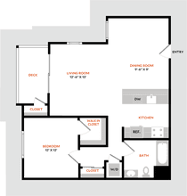 Plan 1E 39D floor plan