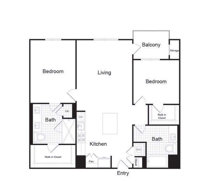 B2 2-310 floor plan