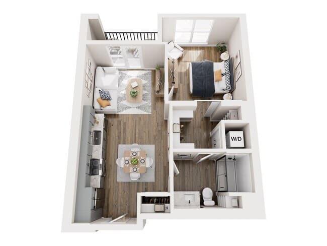 A1.1 B-107 floor plan