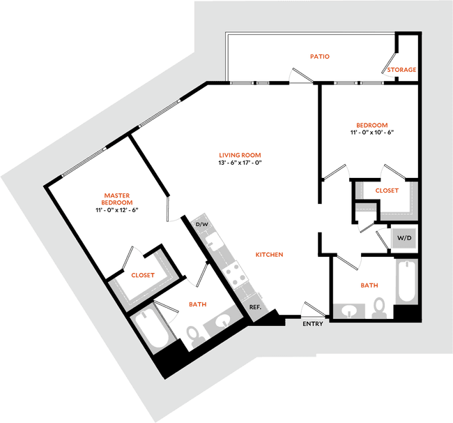Plan 2D 462 floor plan