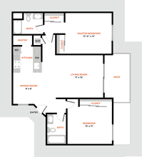 North 2BR 2127 floor plan