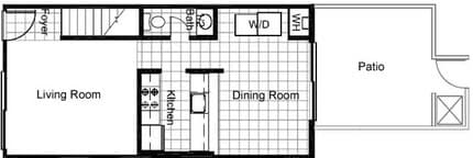 Two Bedroom 85 floor plan