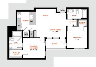 Plan 2B 2214 floor plan