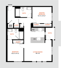 Plan 2D 1101 floor plan