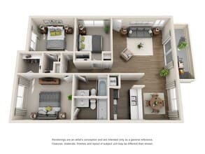 Magnolia 2-272 floor plan