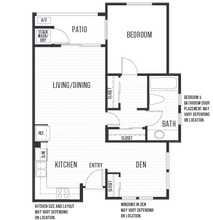 Plan 1B 8-125 floor plan