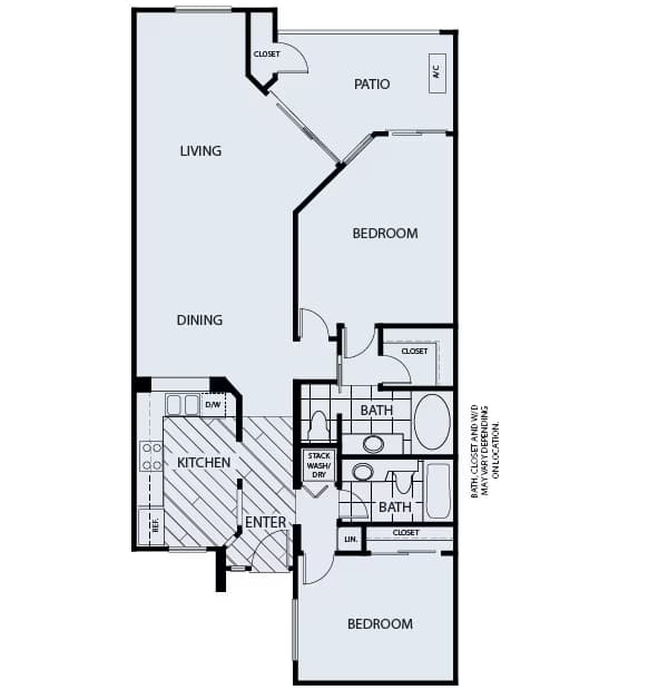 Unit 3-308 3-308 floor plan