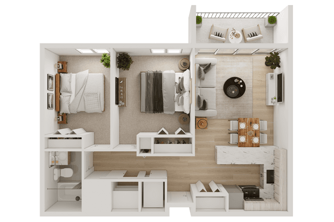 B1D 525-208 floor plan